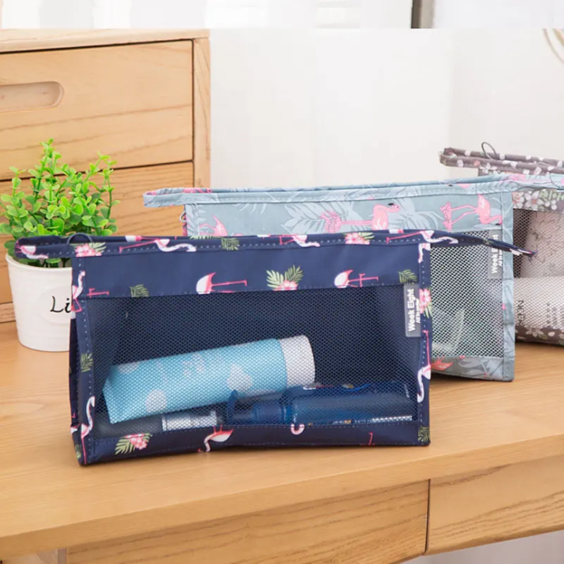 Waterproof Travel Wash Bag Oxford Cloth Women Business Toiletries Bag Holiday Abroad Makeup Kit ...