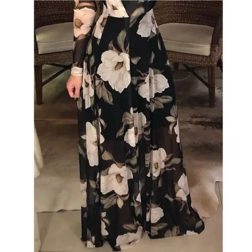 ladies long floral dresses