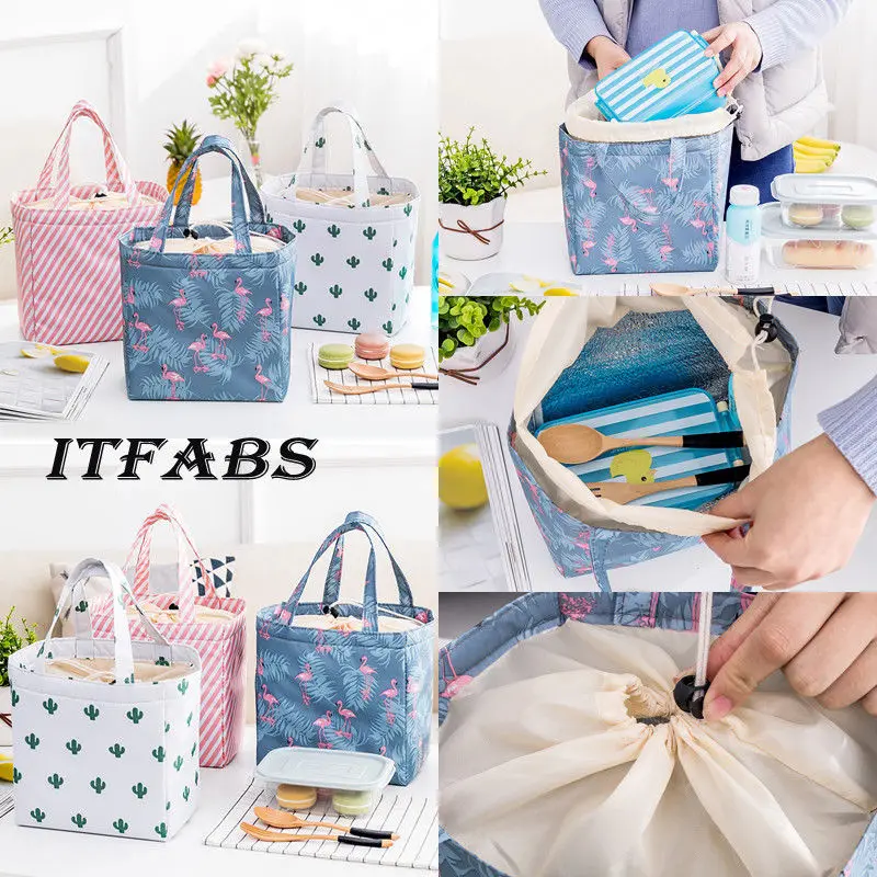 

Oxford Lunch Bag Portable Insulation Lunch Box for Picnic Cooler Thermal Bags for Student Women Lunch Bags Sweet Style