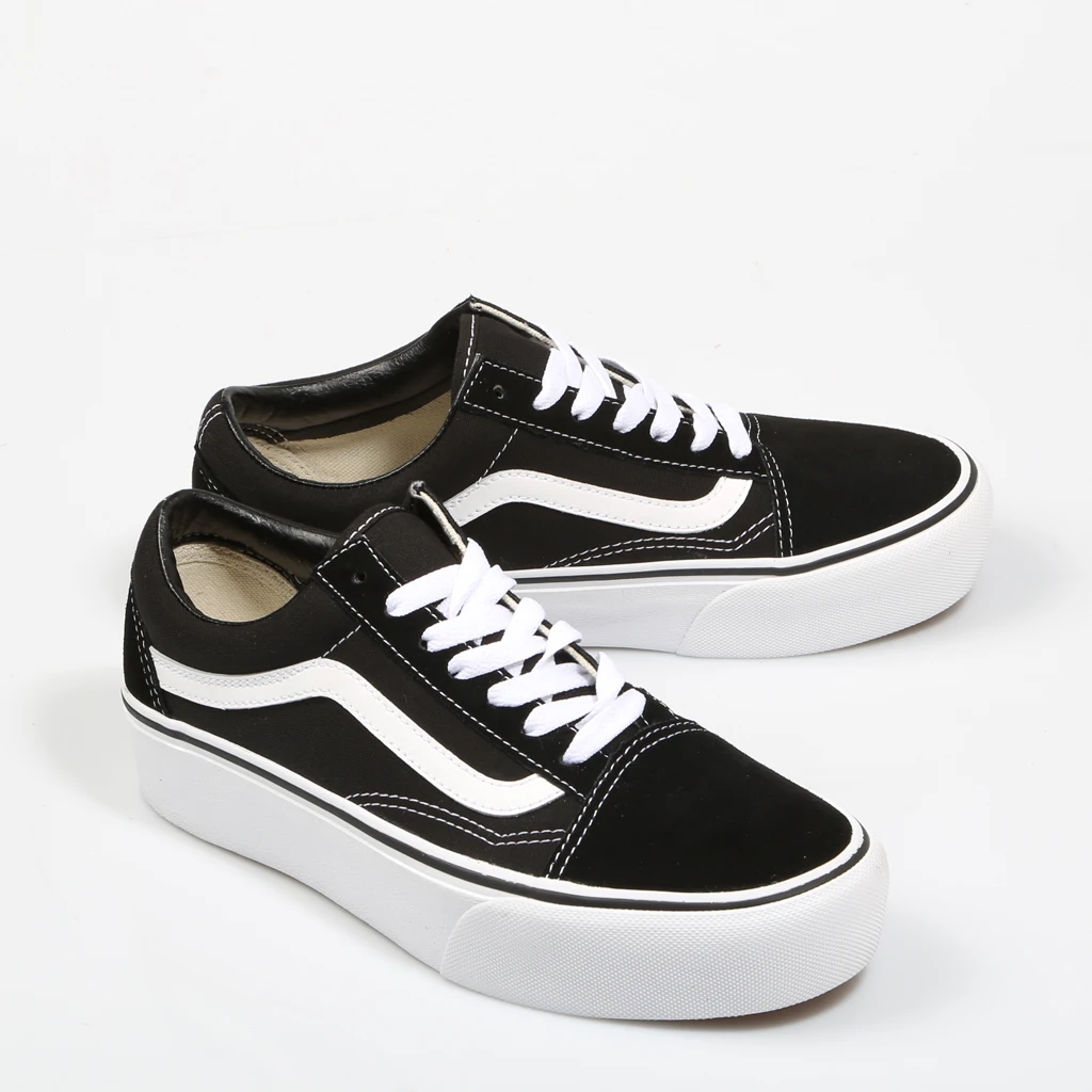 vans old skool negras mujer