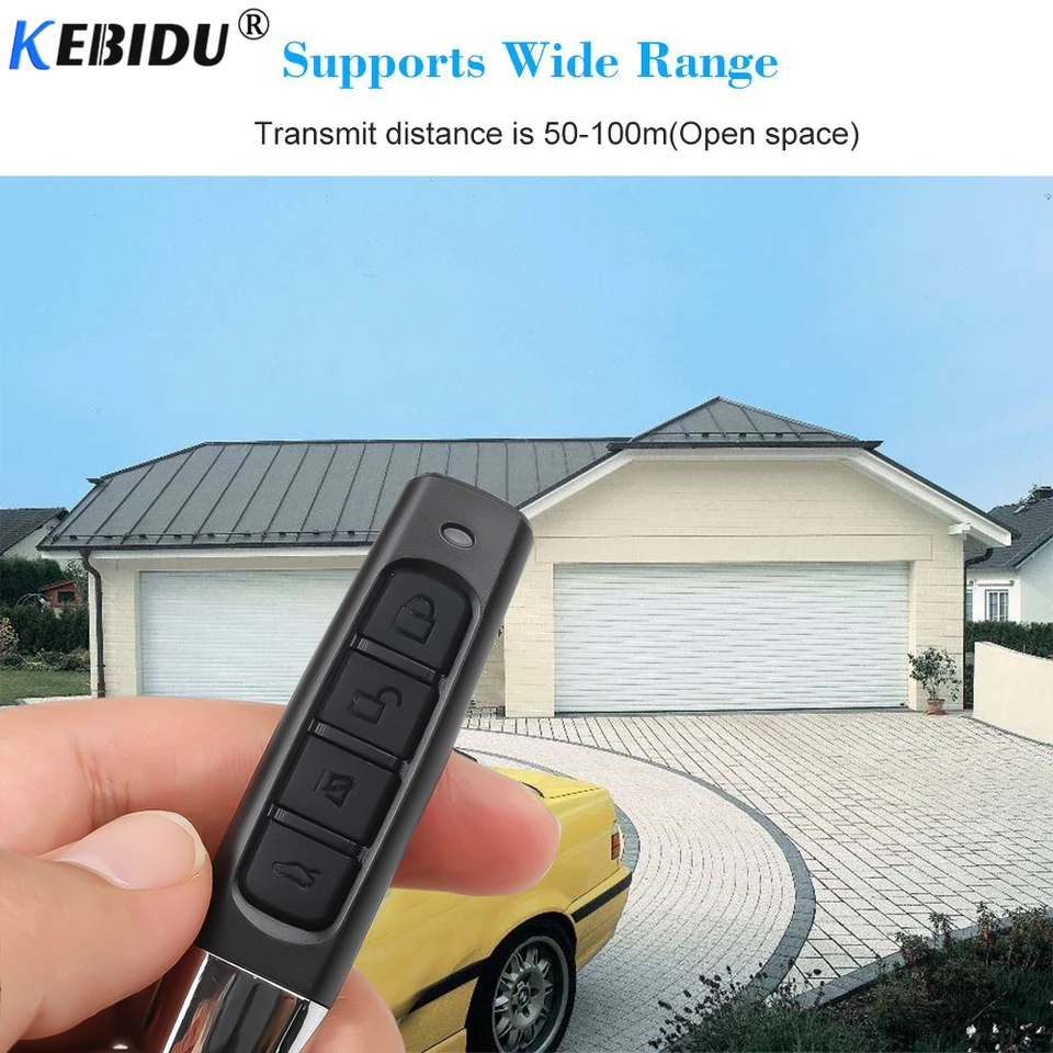 Kebidu 433mhz Remote Control Garage Gate Door Opener Remote