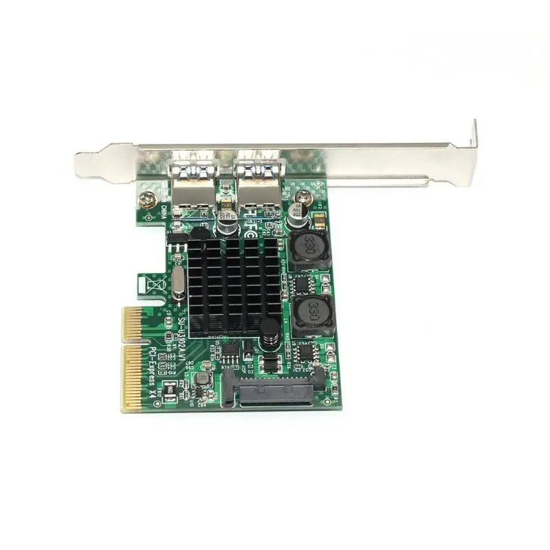 U3102A PCI EX2 к USB3.1 расширение добавить на карту адаптера высокая скорость ASM3142 чип для