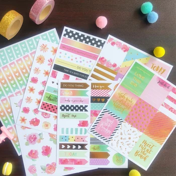 

Flower Album Supply Notebook f16 Masking For Student Handmade Decorative Sticker