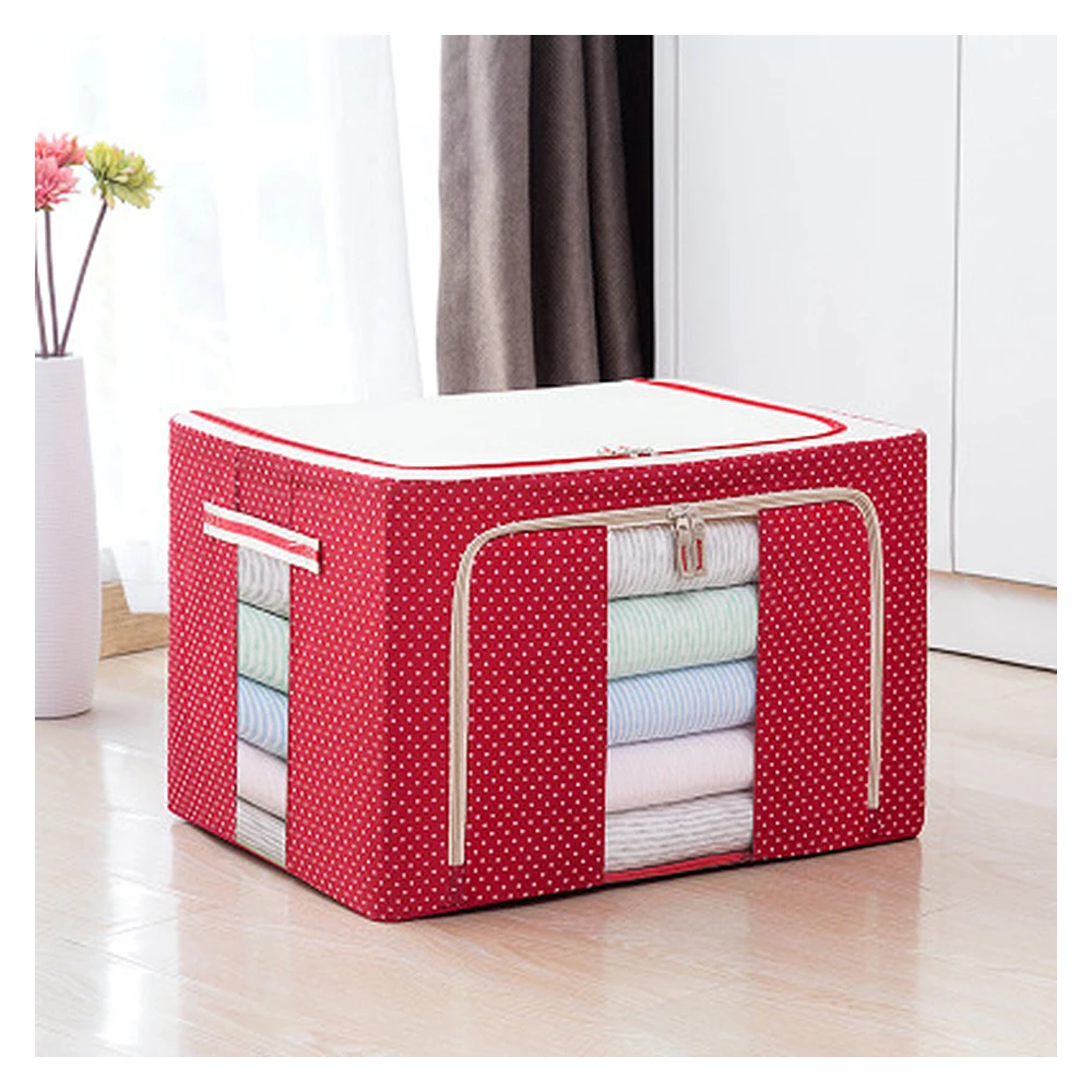Hot Detachable Clothes Storage Box With Two Way Separating Zip Round