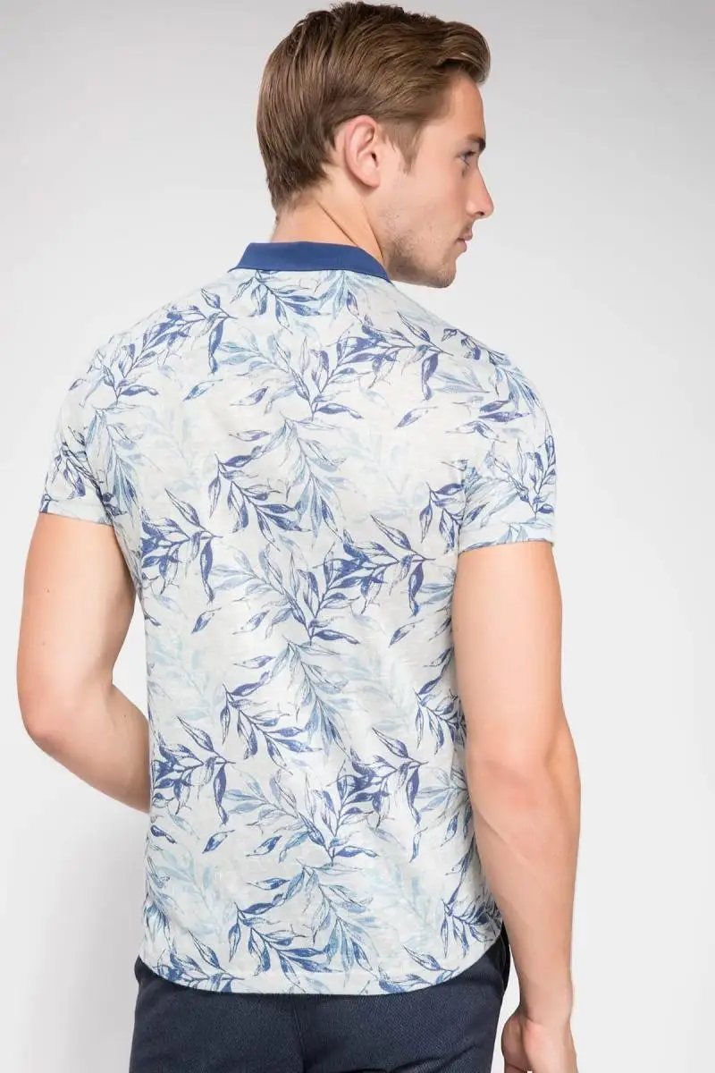 Дефакто мужские поло Slim Fit Футболка K1918AZ. 18SM. TR328|Футболки-поло| |