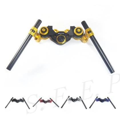 

Motorcycle CNC Clip-ons and handlebar tubes For Honda GROM MSX125 MSX125SF