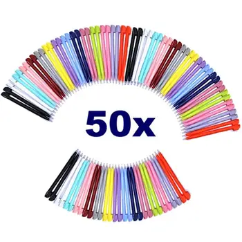 

50pcs/pack Stylus Pen 8.5cm Muti-color Plastic Touch Stylus Pen Game Accessories For Nintendo DS Lite Random Colors