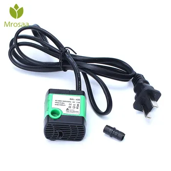 

New 220V 420L/H Aquarium Submersible Pump Fish Tank Water Fountain Hydroponic Quiet Fish Tank Water Suction Pumps Pond Filter