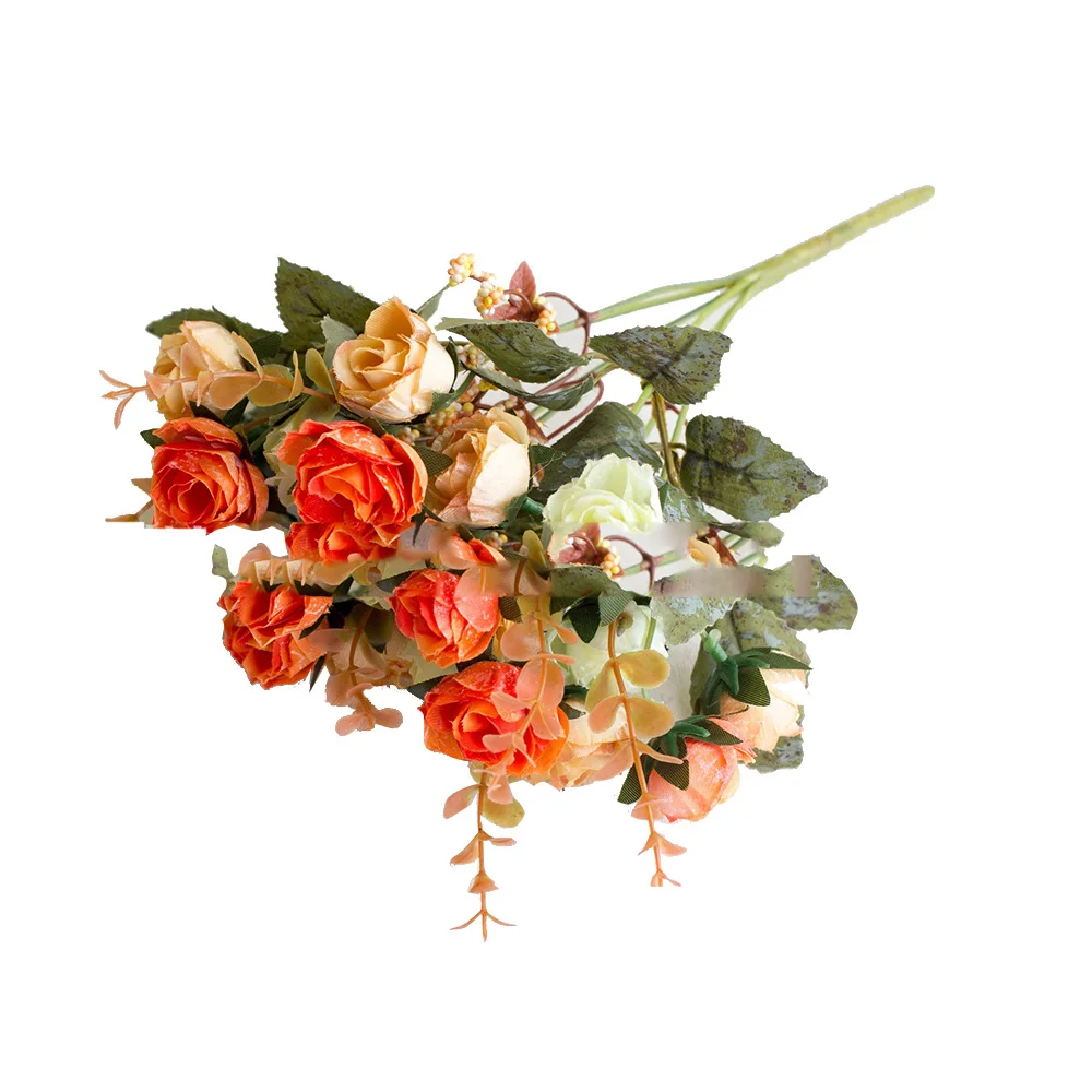 Roses Artificial Flowers High Quality Fake Flower Artificial Flowers For Wedding Birthday Party Decoration Supplies