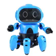 DIY Собранный контроль жестов зондирования пение танцы дистанционное управление Hexapod робот раннее образование RC робот игрушка набор для детей