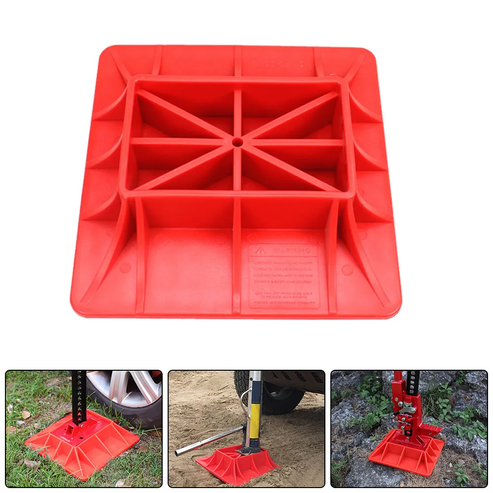 Tomada de Elevação Placa de Base Acessórios do Caminhão Universal Jack Fazenda Base pp Offroading Engrenagem Braço Stand Offroad 285x285mm - Image 5