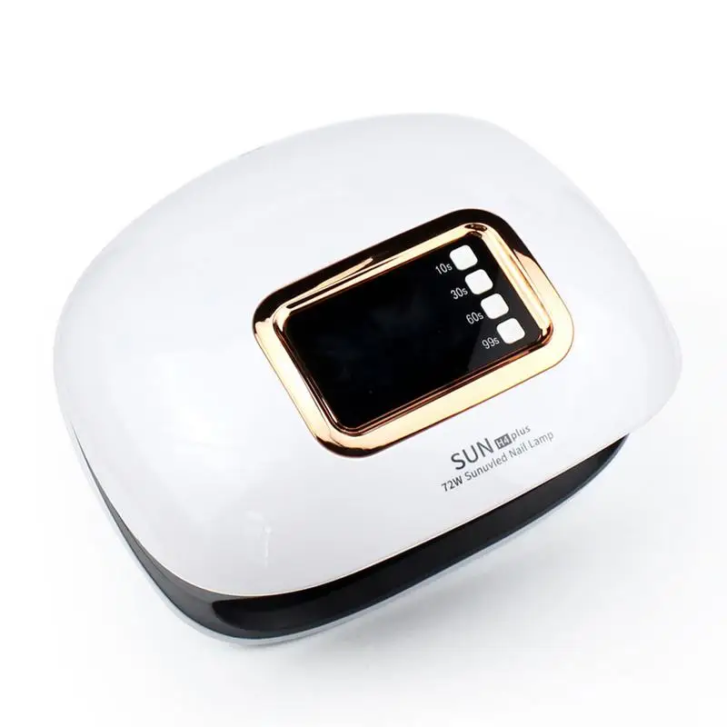 

Smart Nail Phototherapy Machine 72W Multi-step Timing Painless Mode 36 Dual Light Source Bead Multi-function Nail Tool