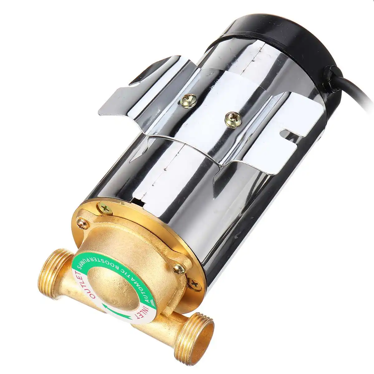 

Home Improvement 18L/m Automatic Water Pressure Booster Pump 90W 110V Self Priming Sink Shower Facucet Stainless Steel Pumps