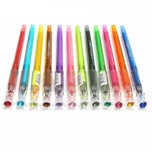 12 in 1 Lovely 0.5mm Rollerball Gel Pens Fine Point Pens Stationery Writing