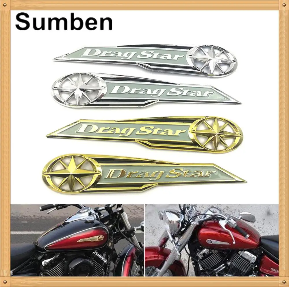 Fuel Gas Tank Emblem 3D Badge for Yamaha Dragstar Vstar 125 250 400 650