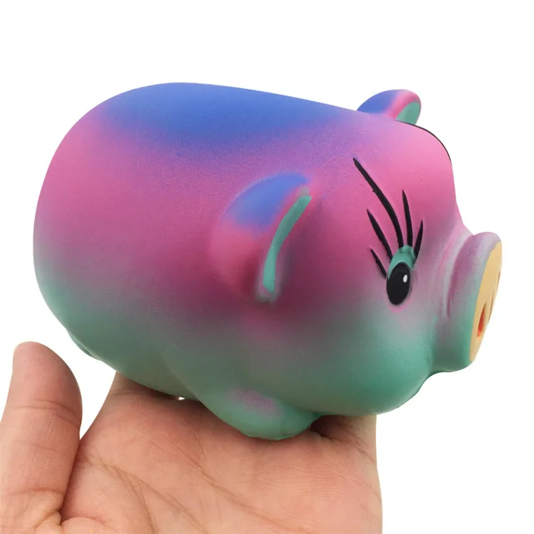 Милый Kawaii Squishy Pig мягкий PU моделирование замедлить рост животные Squishi телефон ремень украшения забавные игрушки для детей падения # YC