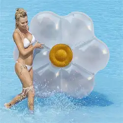 Блестки в форме цветка плавательные воздушные коврики надувной матрас БАССЕЙН пляжные вечерние игрушки