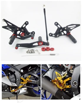 

CNC Adjustable Rearsets Foot Pegs Rear Set For Yamaha YZF R1 2009-2010-2011-2012-2013-2014