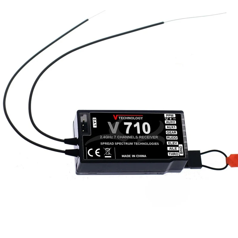 

V710 2.4G 7CH Receiver for Spektrum G152 RC Drone FPV Racing Multi Rotor Spare Part DIY Accessories