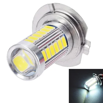 

1pcs Car H7 LED 5630 33SMD LED Fog Lamp Head Light 12V 6500K White Auto Car Signal Lamp LED Bulb