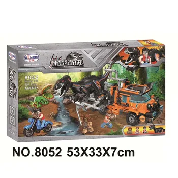 

Winner 8052 551pcs Capture Dinosaur Catching Truck Building Blocks Brick Education Kids Toys suitable Jurassic World
