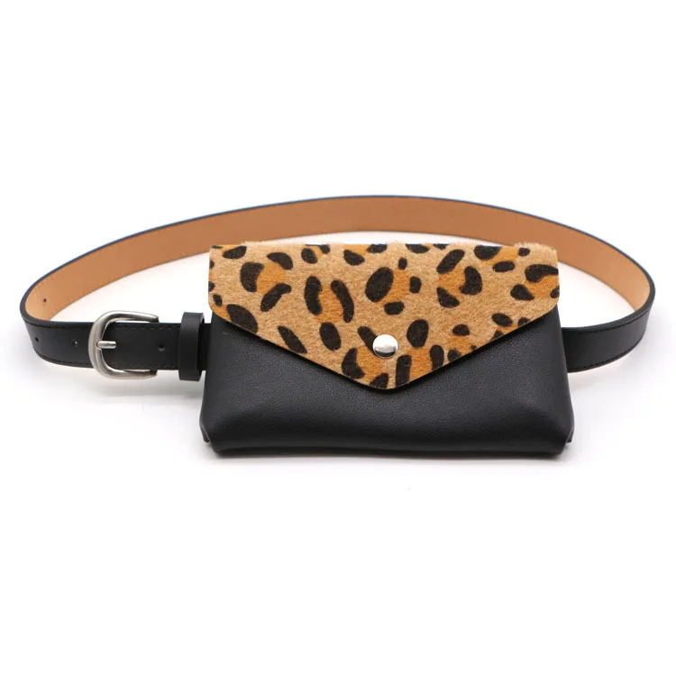 Для женщин поясная женский ремень сумка пакет съемный Leopard путешествия талии пакет небольшой телефон Чехол сумки дизайн девушки поясная сумка Ремни