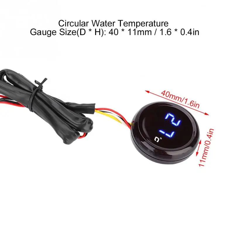Универсальный цифровой термометр для мотоцикла, измеритель температуры воды для Honda Для Kawasaki для Yamaha для Suzuki
