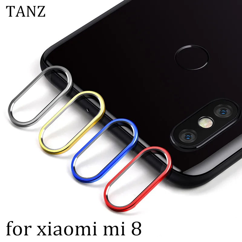 Металлическое защитное кольцо для объектива задней камеры Xiaomi Mi 8 Mi8 алюминиевый