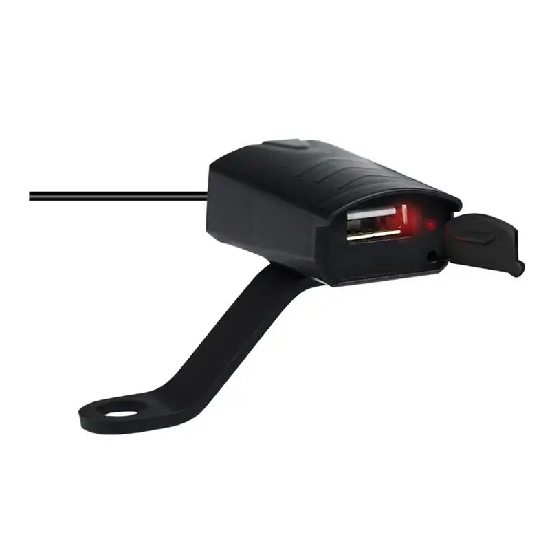 

Universal Motorcycle Rearview Mirror Waterproof USB 5V 1.2ACharger Adapter Kit For Smart Phone GoPro GPS Tablet