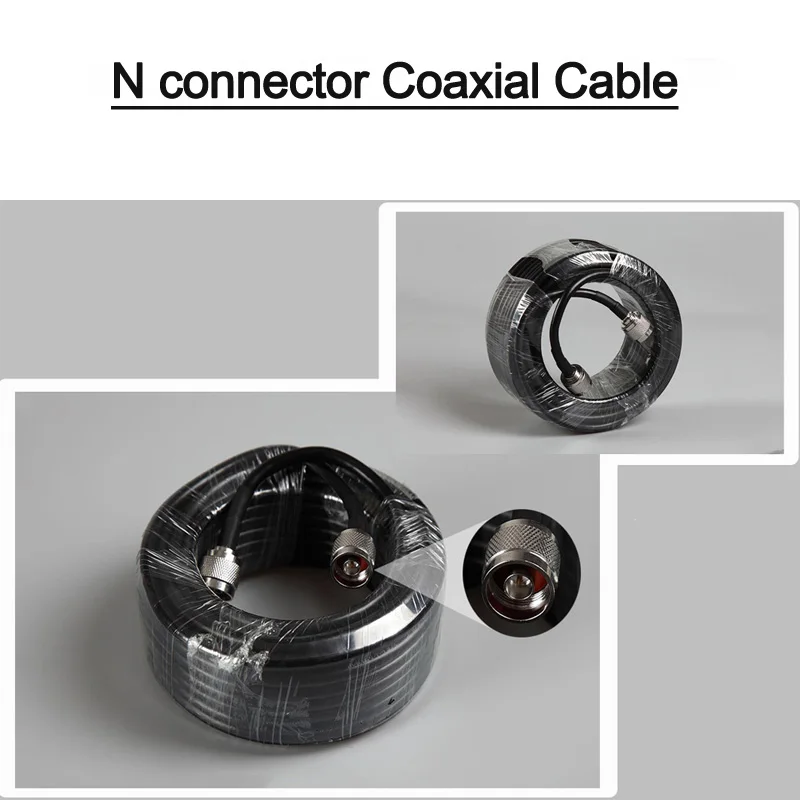 

BAKEEY Low Loss Coaxial Cable Extension Cable Booster Antenna N type male plug to N type male Connector 1M 5M 10M 15M 20M 30M