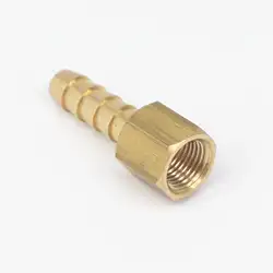 1/4 "NPT Женский x 1/8" шланга хвост латунь топлива фитинг разъем адаптера