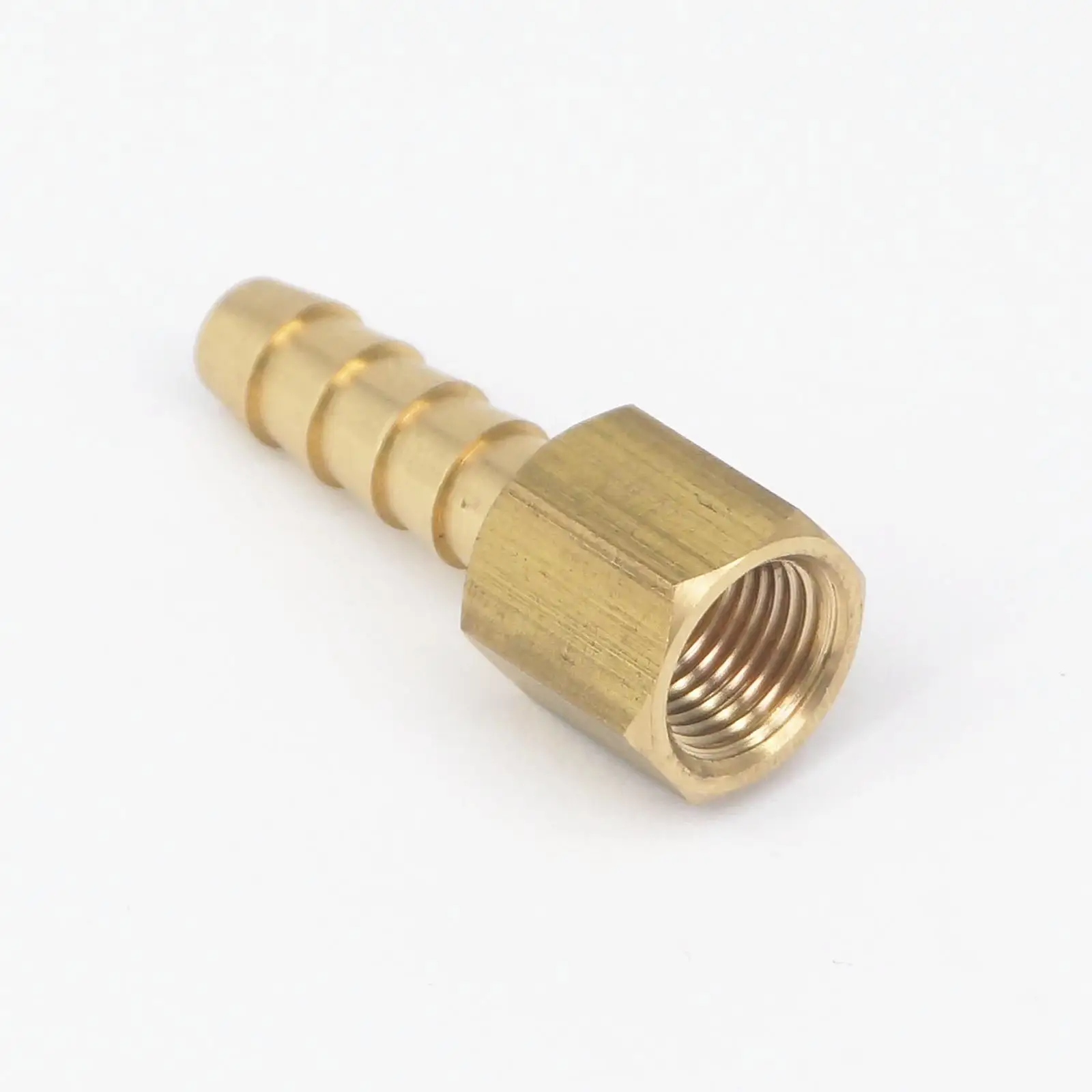 6mm Well Made Brass Hose Barb Fitting Female Fuel Air Gas Oil 1/4" BSP