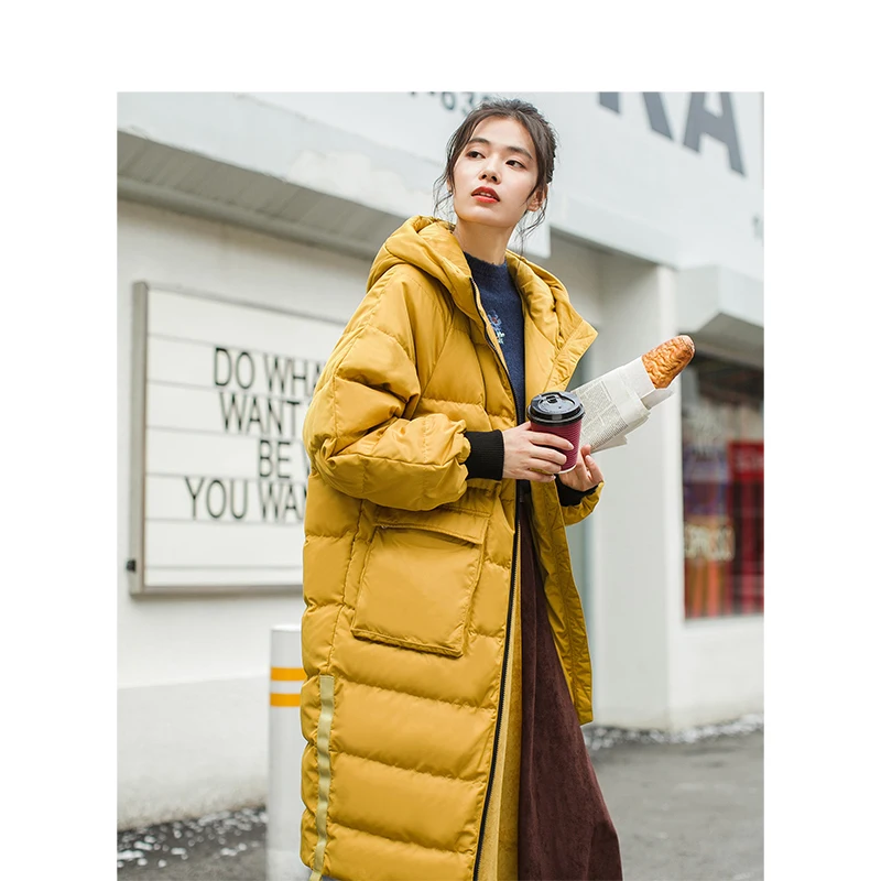 INMAN 2018 Winter New Arrival Hooded Warm Windproof Slim Long Section Woman Down Coat INMAN 2018 Winter New Arrival Hooded Warm Windproof Slim Long Section Woman Down Coat
