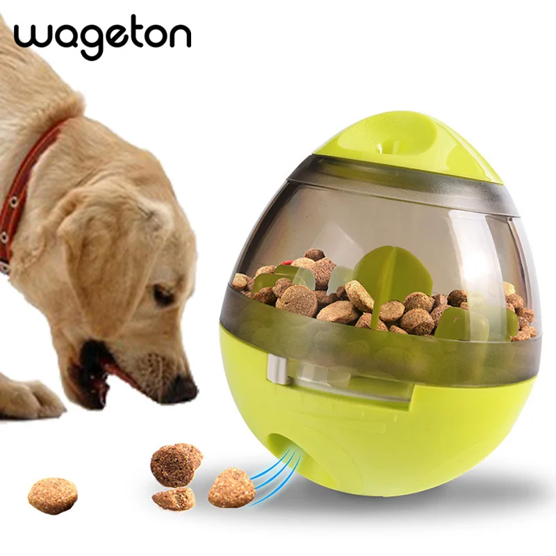

Wageton Dog Toy Leakage Food Ball Pet Play Chewing Training Interactive Puppy Toys Pets Tooth Cleaning Animal Products Supplies