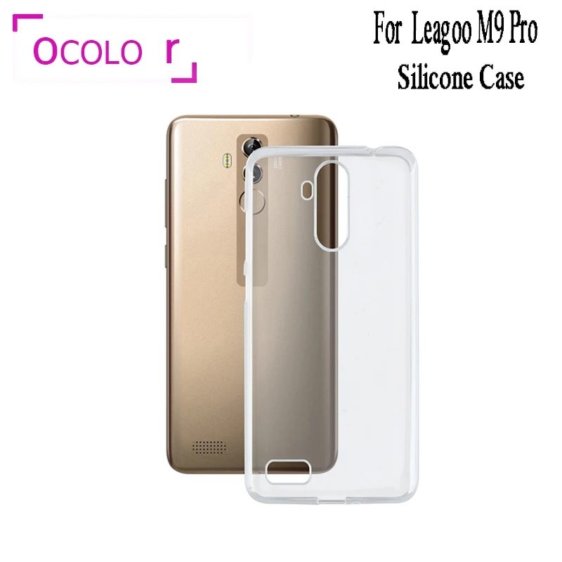 Ocolor для Leagoo M9 Pro прозрачный силиконовый чехол из ТПУ защитный смартфона мобильный