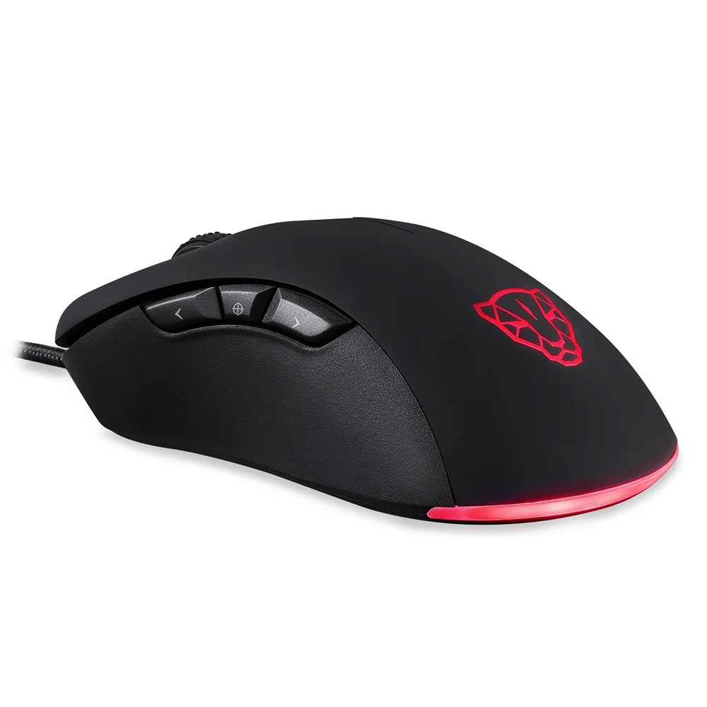 Motospeed V100 профессиональная Проводная игровая мышь USB Esport 6200DPI RGB светильник для ПК