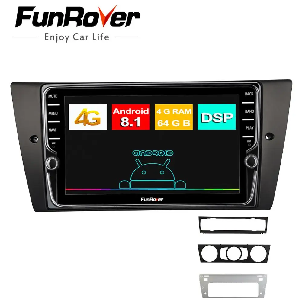 

Funrover 8 cores android 8.1 car radio dvd player For BMW 320 328 3 Series E90 E91 E92 E93 car multimedia 2 din gps navigation
