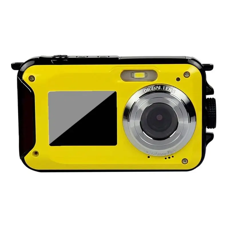 

HD Digital Camera Selfie 16x Zoom 1.8/2.7inch 2 Screen 1080P Waterproof 5MP MAX Sup TF Card With LED Microphone Home Camcorder