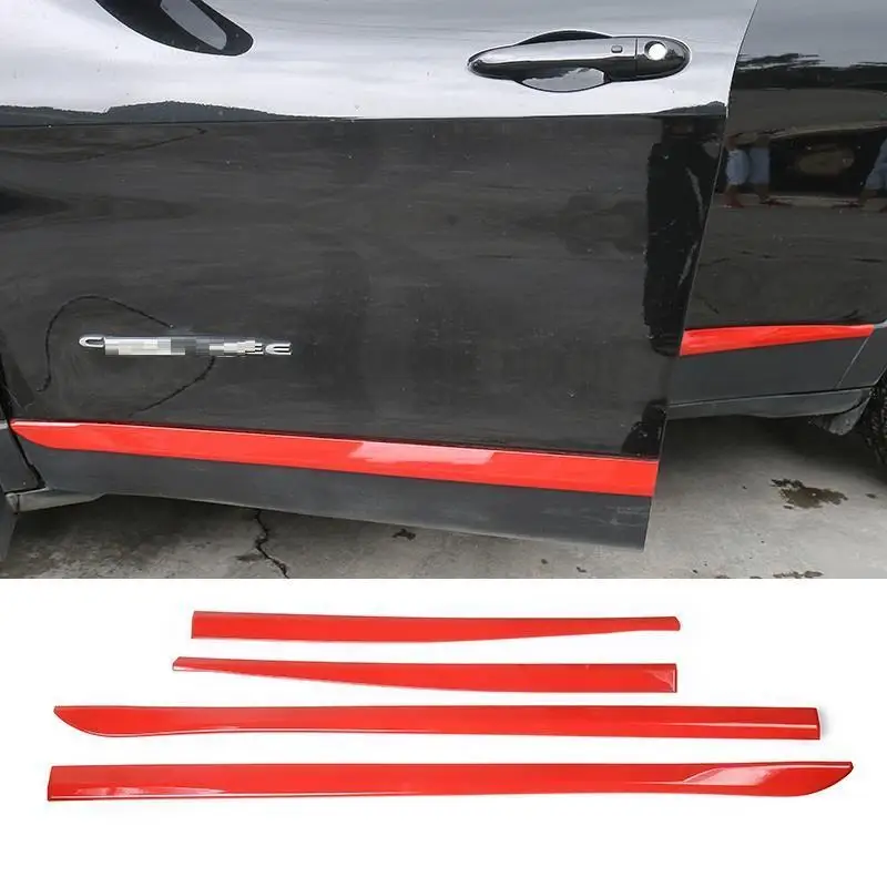 

Automovil Modified Foot Pedal Exterior High-Grade Sticker Strip Car Styling Accessory Bright Sequins 16 17 FOR JEEP Cherokee
