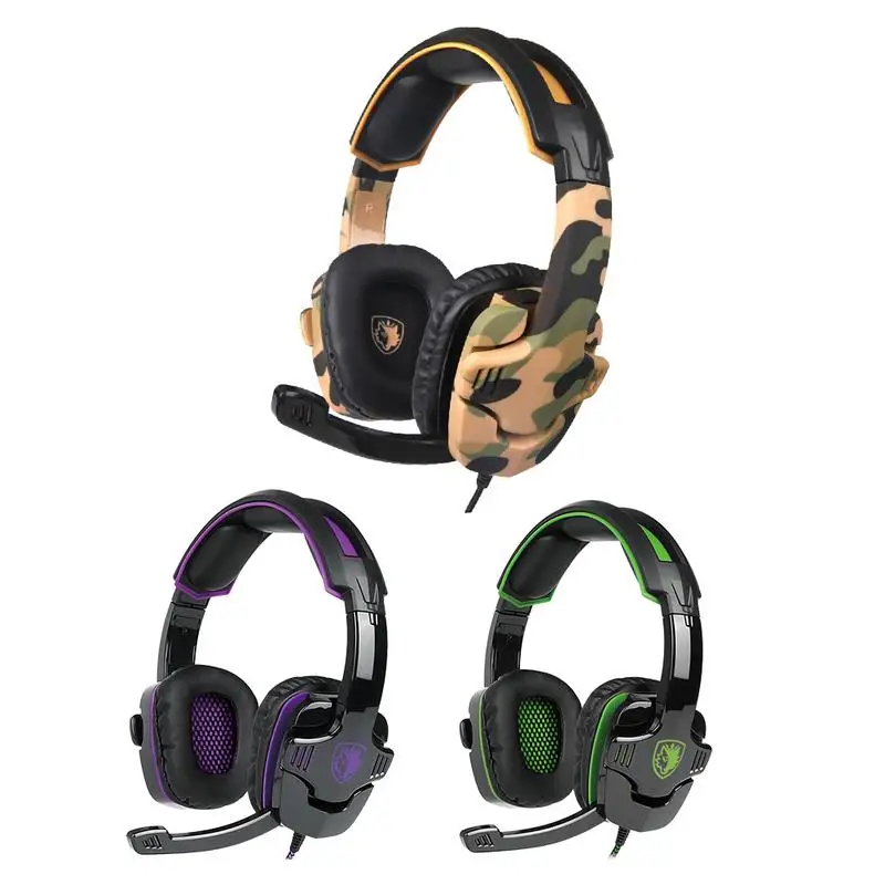 

portable headphones e-sports Gaming Headset Subwoofer stereo hd sounds surrounding music devices with mic Noise reduction