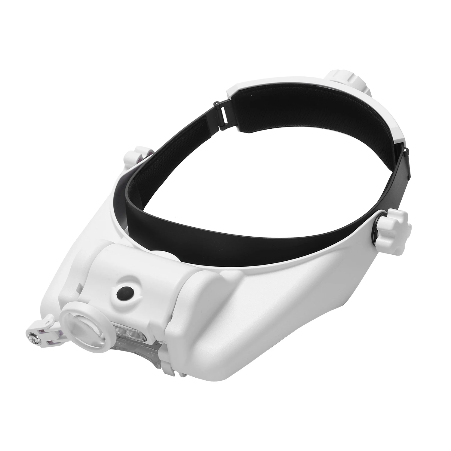 Перезаряжаемые регулируемые оголовье глаз Стекло увеличительные защитные очки лупа увеличительное стекло со светодиодной лампой Usb кабель для чтения ремонт