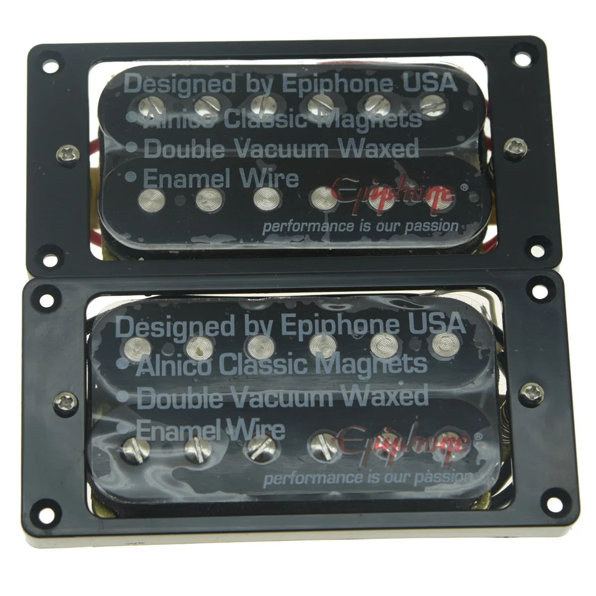 Набор из 2 оригинальных электрогитар Epi LP Standard SG Alnico Humbucker Pickup никель/золото/черный