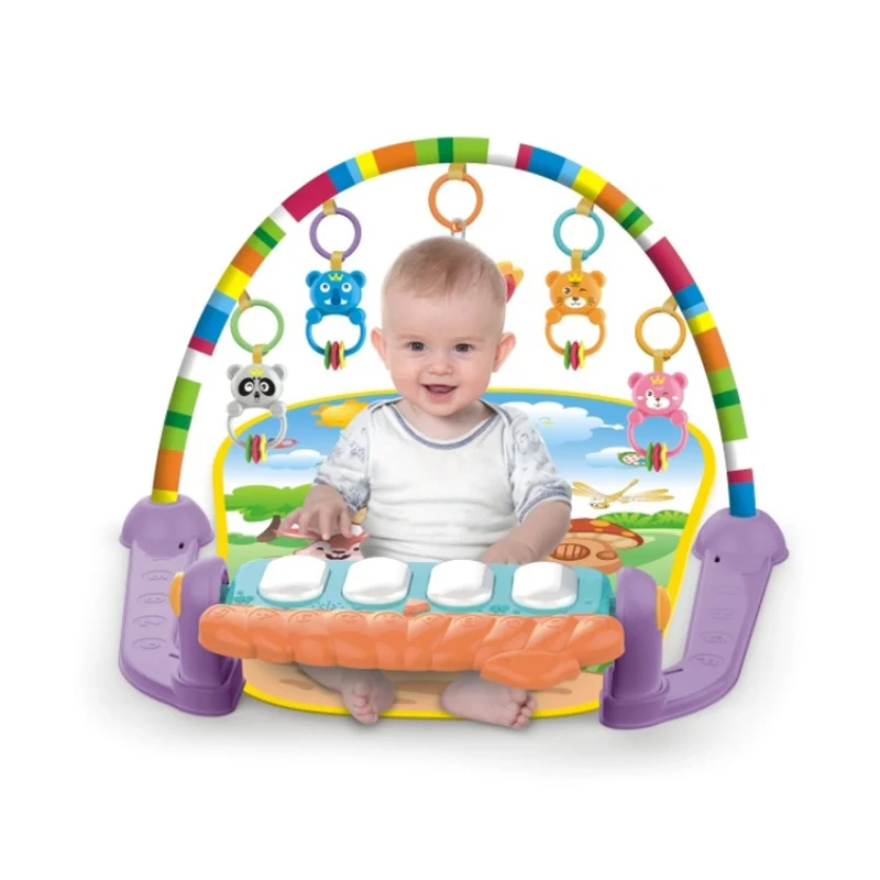Baby Gym Tapis Puzzles Mat Educational Rack Toys Baby Music Play Mat With Piano Keyboard Infant Fit