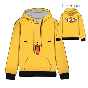 

Hot Anime Cardcaptor Sakura CERBERUS Cotton Cosplay Hoodies Standard Hooded Winter Tops Unisex funny Sweatshirts