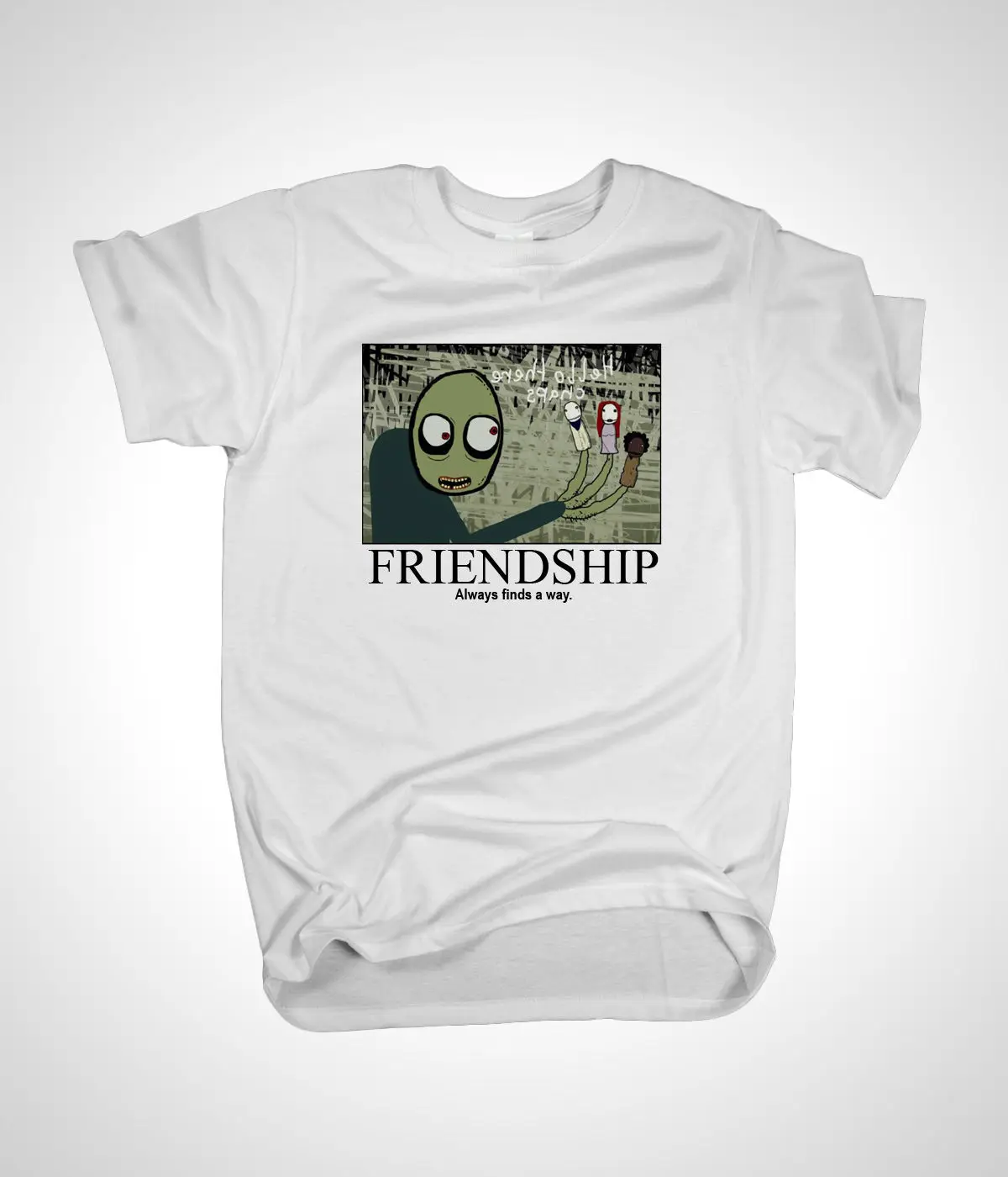 

Salad Fingers T-shirt Gift Print T-shirt,Hip Hop Tee Shirt,NEW ARRIVAL tees summer o neck tee, cheap tee