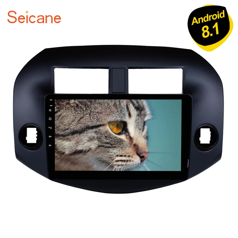 Seicane 2Din Android 8.1 Multimedia Player 10.1 Inch For 2007 2008 2009 2010 2011 Toyota RAV4 GPS Car Auto Stereo USB Wifi 1080P