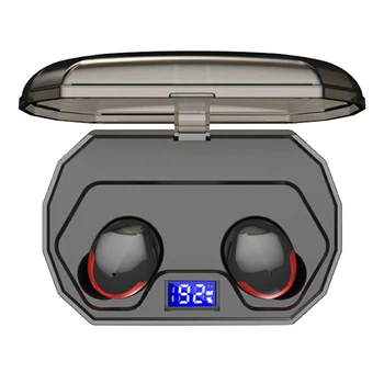 

Tws 5.0 Wireless Bluetooth Earphone Press Control Ipx7 Waterproof Auto Turn On Fast Pairing Earbuds Charger Box For Phone