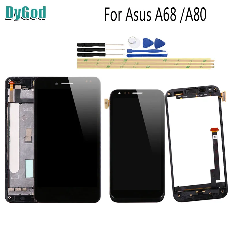 ЖК-дисплей для ASUS PadFone 2 A68m A68 сенсорный экран дигитайзер сборка Asus Infinity A80 с