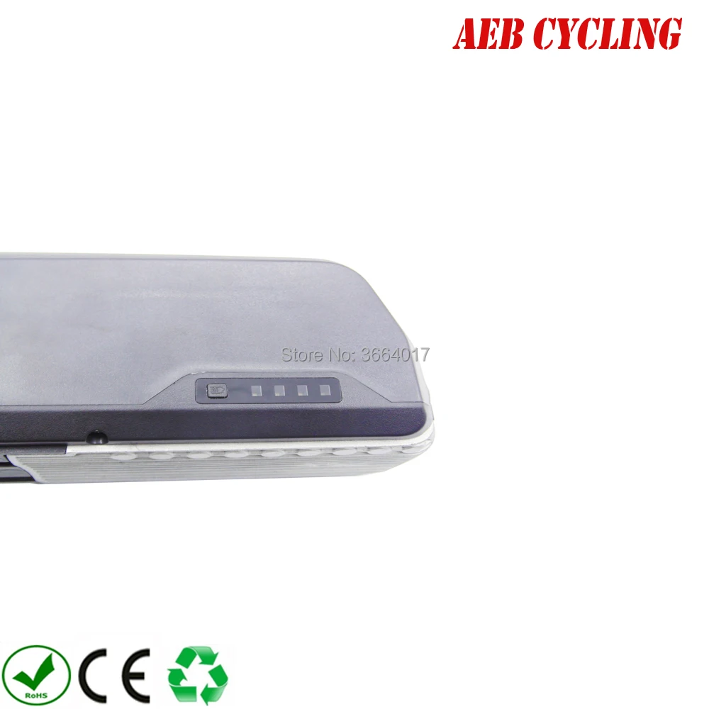 Excellent Free shipping little polly 5C down tube ebike battery case 52 Pcs 18650 cells ebike battery shark case for fat tire bike 2