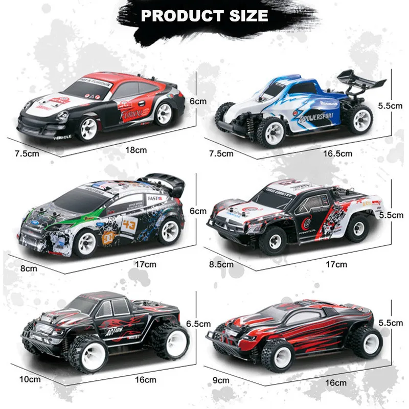 WLtoys 2 4G 4WD 30 км/ч 1/28 RTR версия высокоскоростной Радиоуправляемый грузовик с